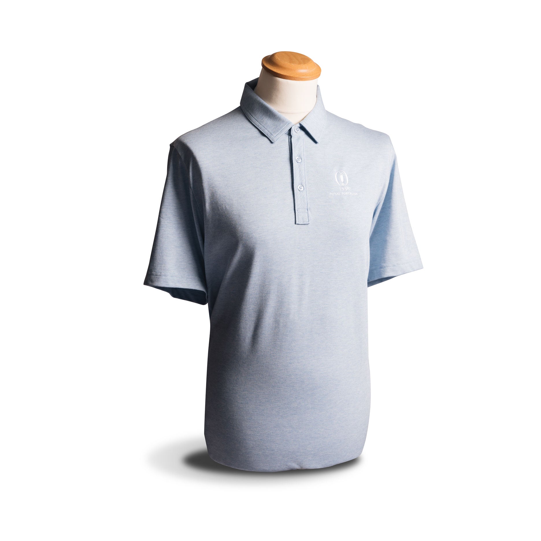 Royal Portrush Blue 153rd Open Travis Matthew Zinna Polo Shirt
