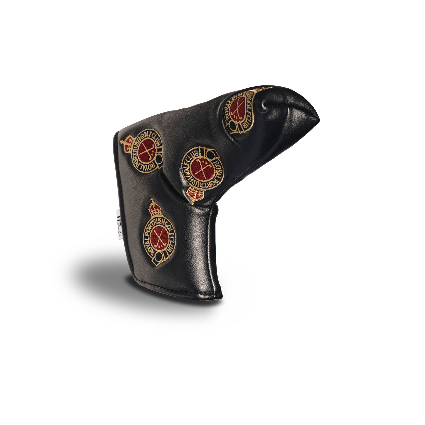 Royal Portrush Black Multi Logo Blade Putter Cover
