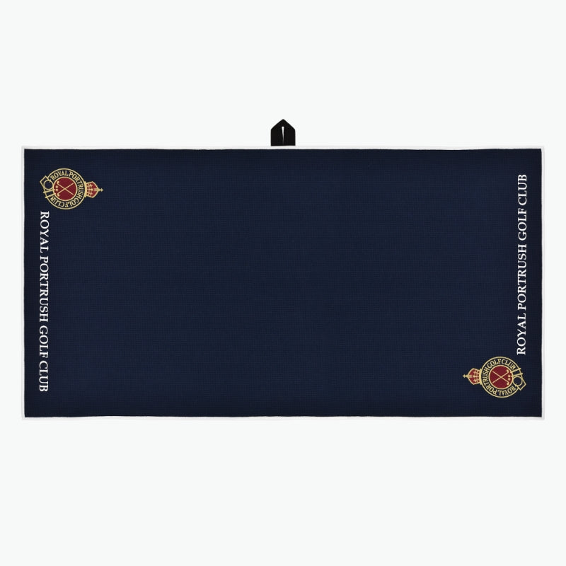 Royal Portrush Aqua Lock Caddy Towel