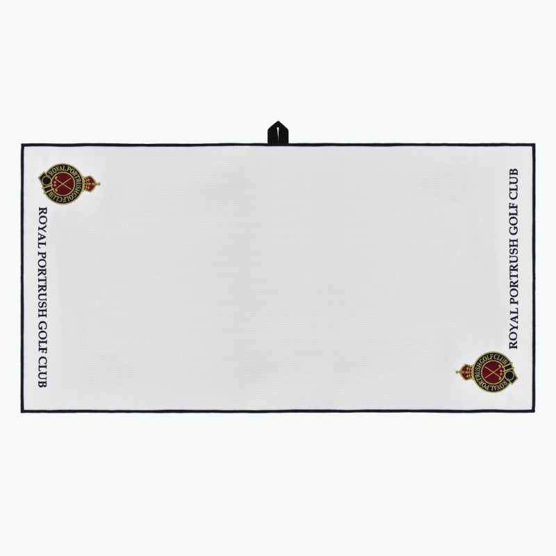 Royal Portrush Aqua Lock Caddy Towel