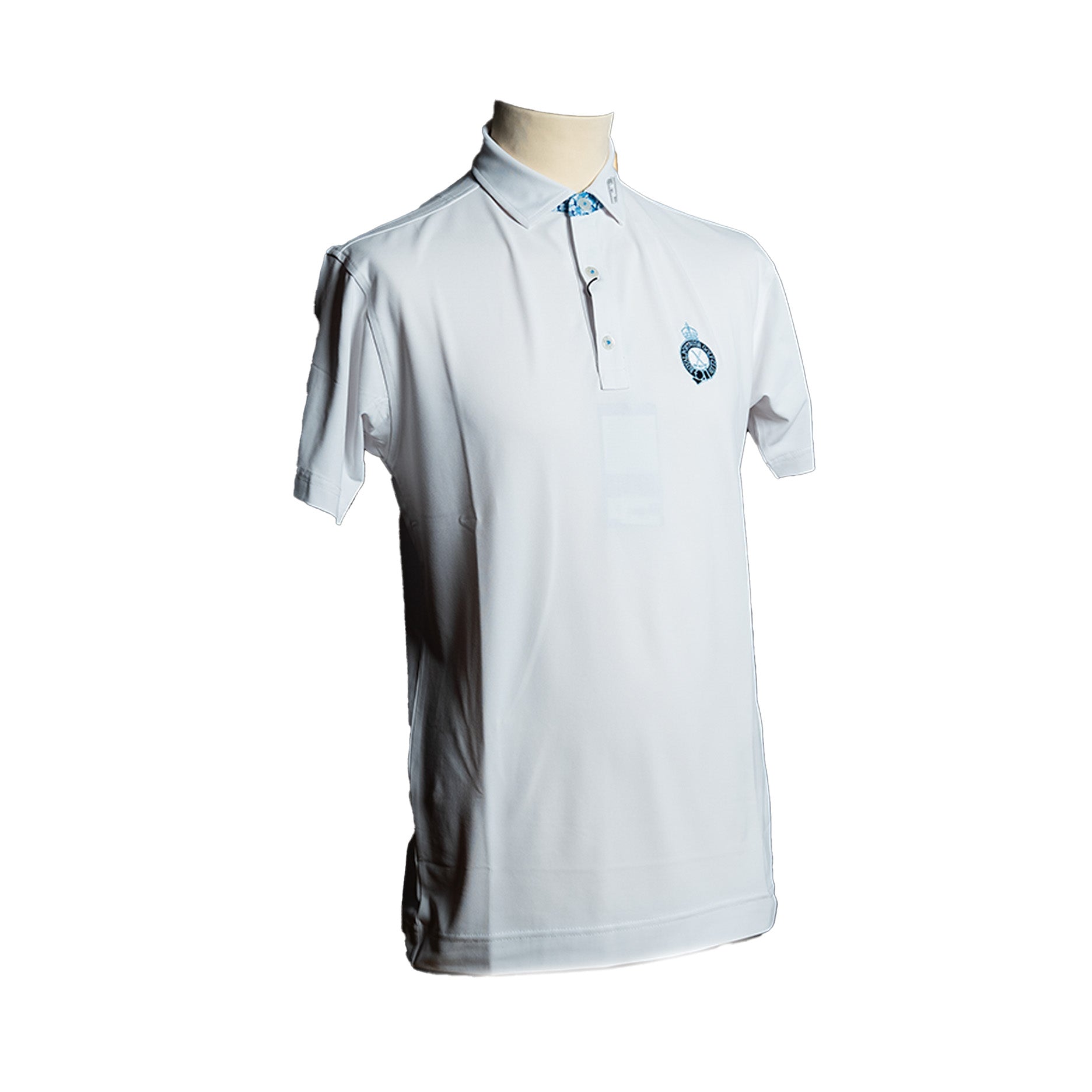 Footjoy Solid White W/Primrose Trim Polo