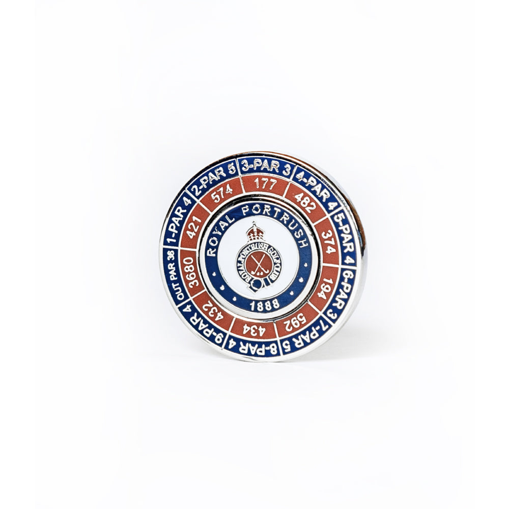 Royal Portrush Navy Duo Ball Marker