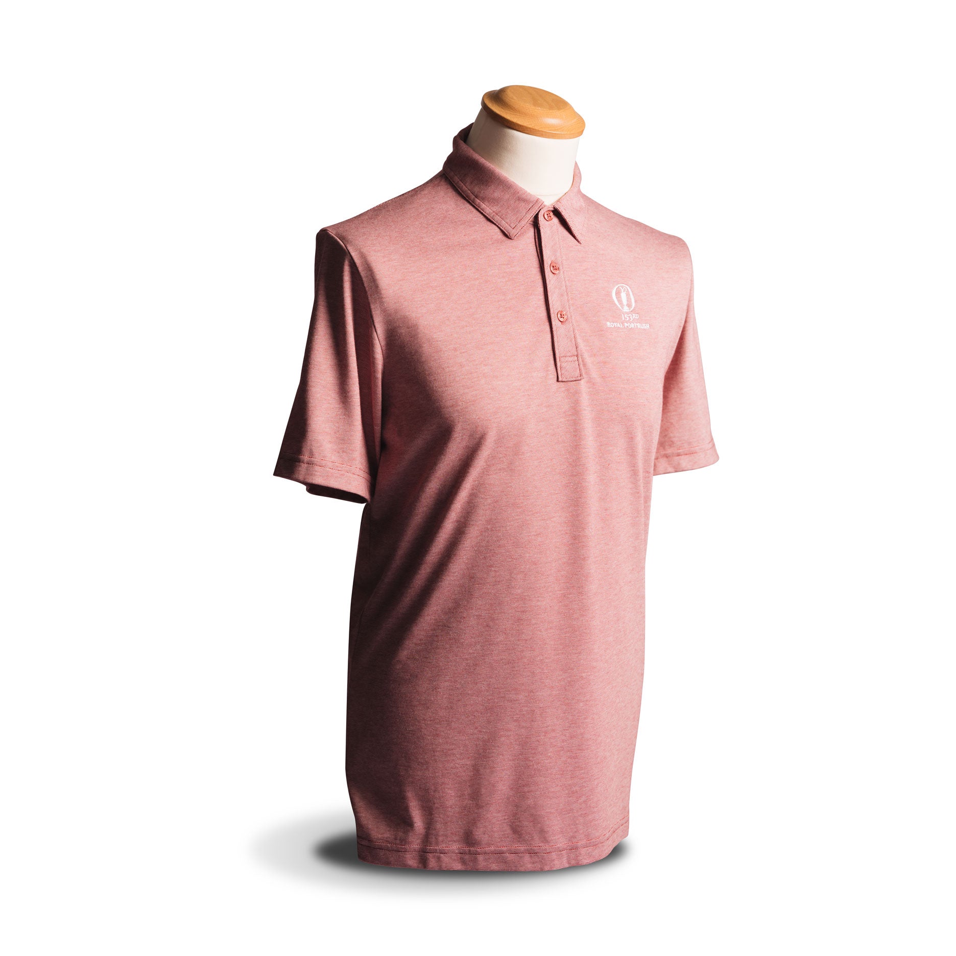 Royal Portrush Pink 153rd Open Travis Matthew Zinna Polo Shirt